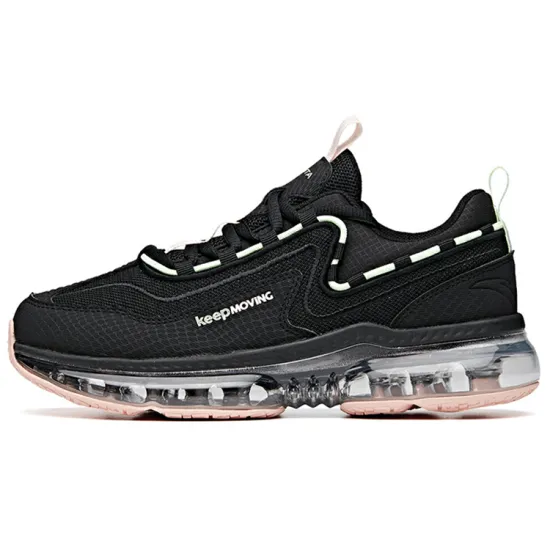 Anta Low-Top Running Shoes Women's Black Pink