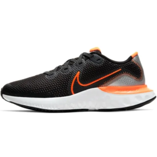 Nike Renew Run Black Total Orange GS