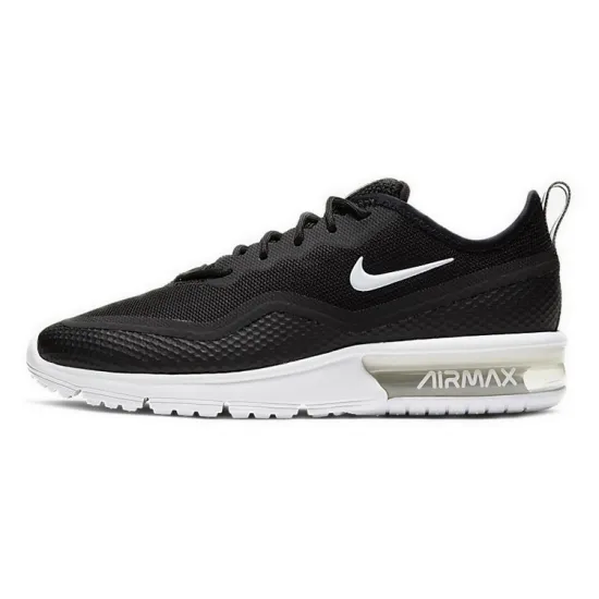 Nike Air Max Sequent Running Shoes Women's Low-top Black/White