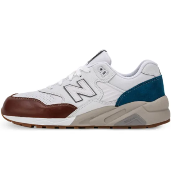 New Balance NB 580 Running Shoes Unisex Low-top White/blue/brown