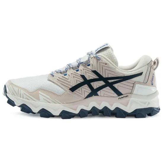 Asics GEL-FujiTrabuco 8 Running Shoes Men Low-top White/Light Brown