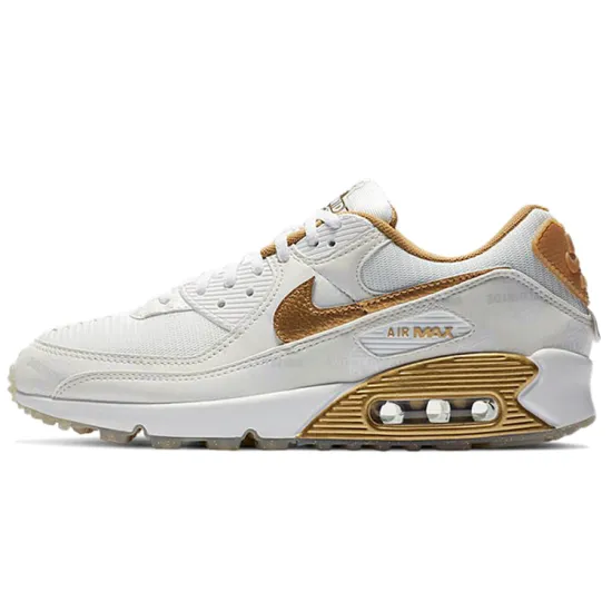 Nike Air Max 90 Worldwide White Gold Women's