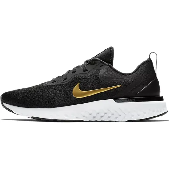 Nike Odyssey React Black Metallic Gold Women's