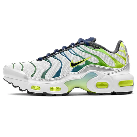 Nike Air Max Plus White Forest Green GS