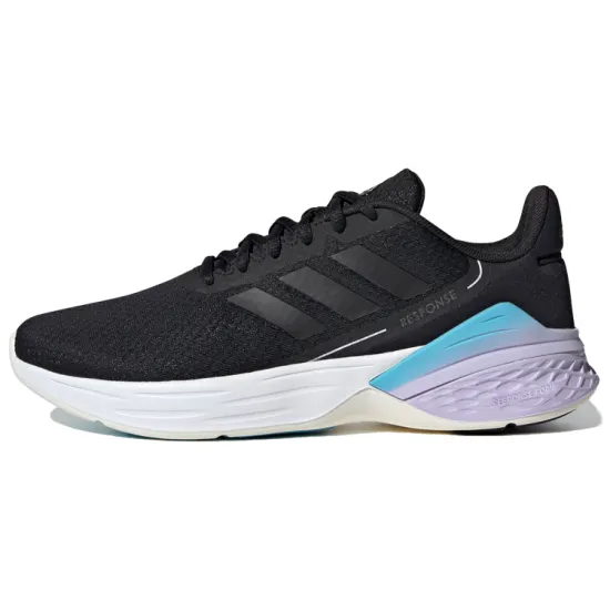 Adidas Response Running Shoes Women's Low-top Black/Blue/Violet