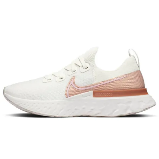 Nike React Infinity Run Flyknit Sail Metallic Copper Women's