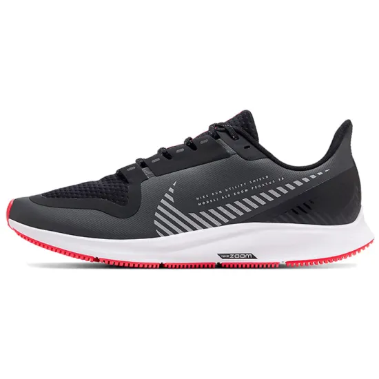 Nike Pegasus 36 Running Shoes Men Low-top Black/white/red