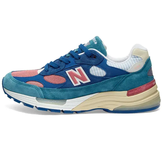 New Balance 992 Blue Teal Rose
