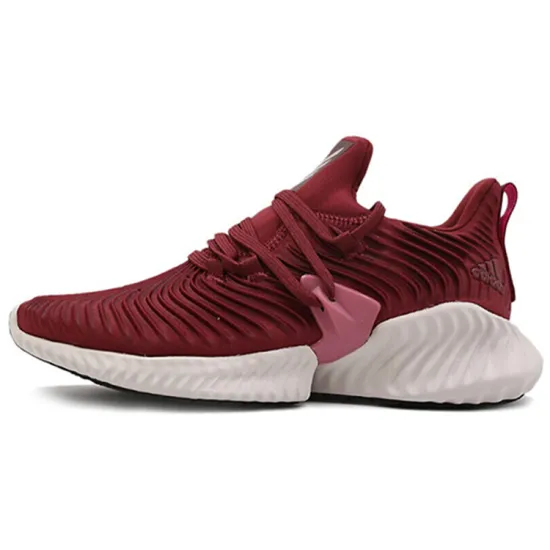 Adidas Alphabounce Instinct Running Shoes Women's Low-top Red