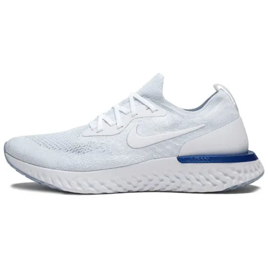 Nike Epic React Flyknit White Racer Blue
