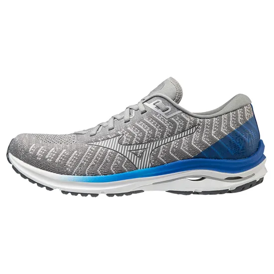 Mizuno Wave Rider 24 Waveknit Super Wide 'Grey Blue'