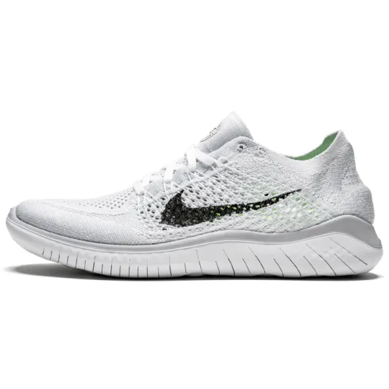 Nike Free RN Flyknit 2018 White Pure Platinum Women's