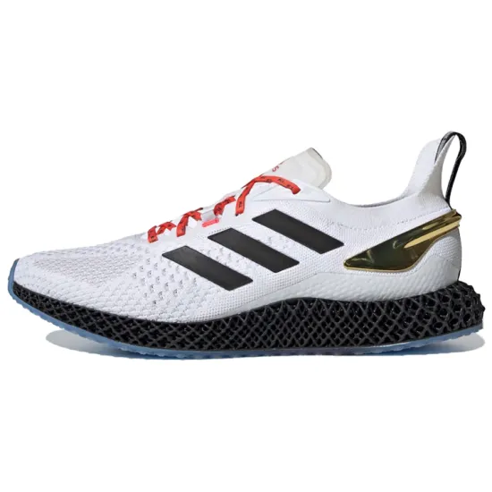 Adidas Originals X90004D Running Shoes Unisex Low-top White/Black/Gold
