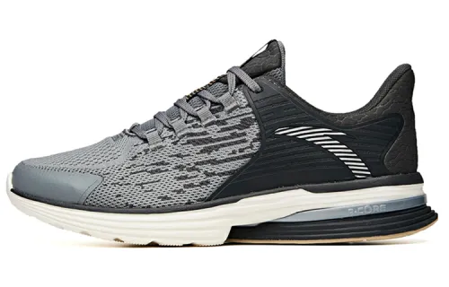 Anta Comfortable Cushioning Abrasion Resistant Coverage Thermal Rebound Low top Running Shoes Men's Gray