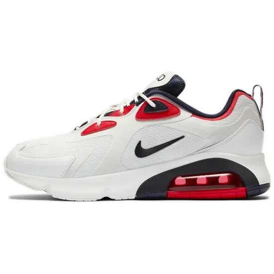 Nike Air Max 200 White Red Obsidian