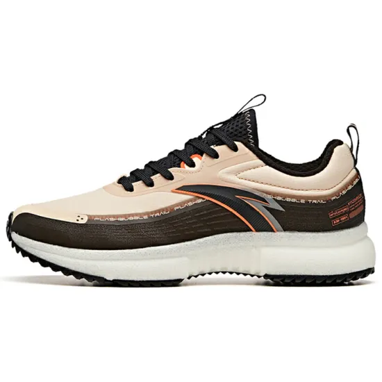 ANTA Running Collection Running Shoes Men Low-Top Oat Gray/Black