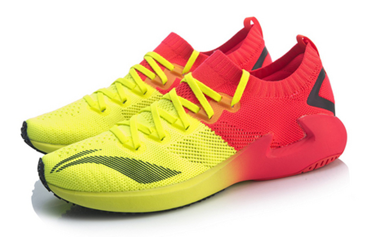 Li Ning Chasing The Wind Low top Running Shoes Women’s Yellow Red