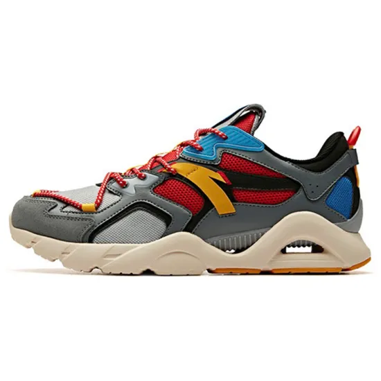 Anta Balance Lightweight Low-Top Running Shoes Men's Gray Red