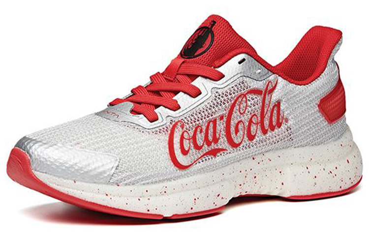 Anta Cushioning Slip Resistant Low top Running Shoes Women’s White Red