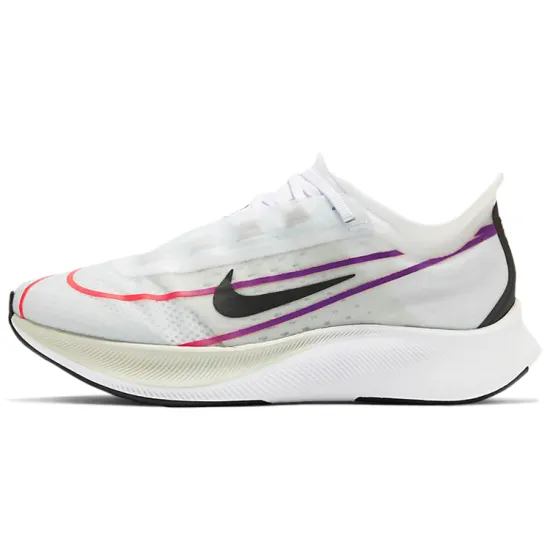 Nike Zoom Fly 3 White Violet Crimson Women's
