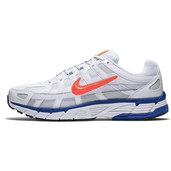 Nike P-6000 White Crimson Racer Blue