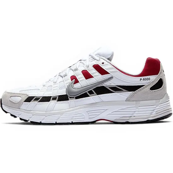 Nike P-6000 White University Red