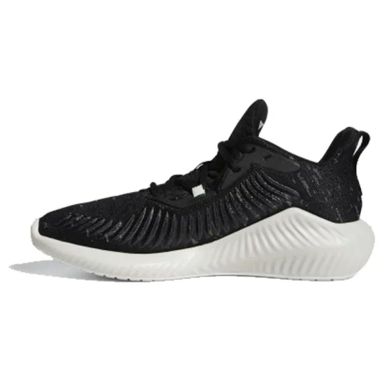 Adidas AlphaBounce Running Shoes Women's Low-top Black/White