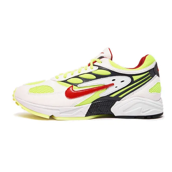 Nike Air Ghost Racer White Atom Red Neon Yellow