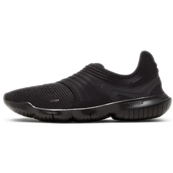 Nike Free RN Flyknit 3.0 Running Shoes Women's Low-top Black