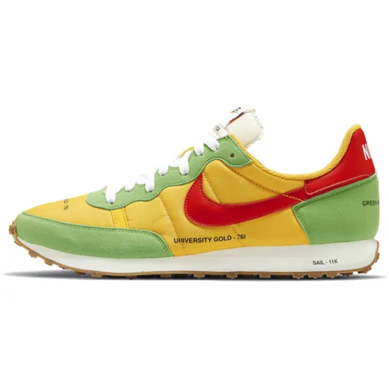 Nike Challenger OG University Gold Habanero Red Green Nebula