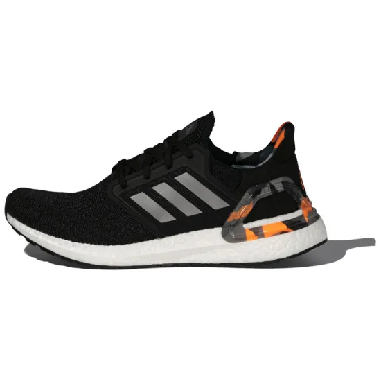 Adidas UltraBoost 20 'Black Signal Orange Camo'