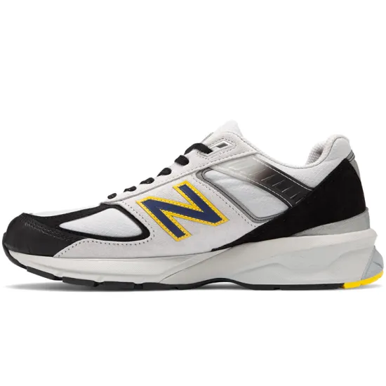 New Balance 990v5 Silver Black Yellow