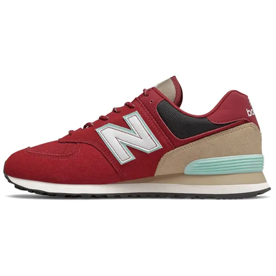New Balance NB 574 Series Running Shoes Unisex Low-top Crimson