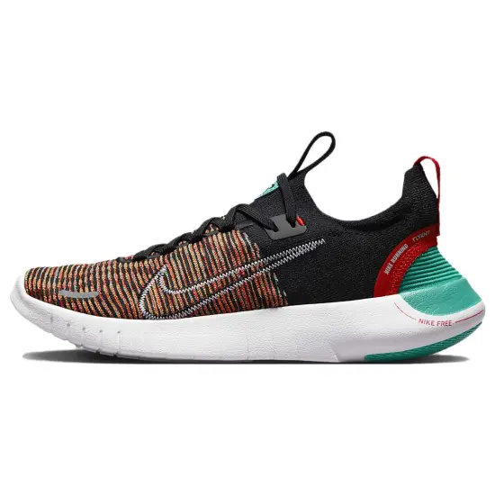 Nike Free RN Black Picante Red Women's