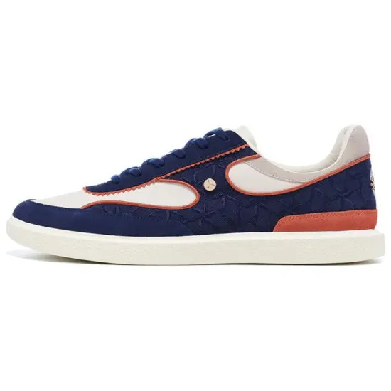 LI-NING 1990 Clouds Anti-Slip Wear-Resistant Low-Top Skateboard Shoes Men's Blue Yellow