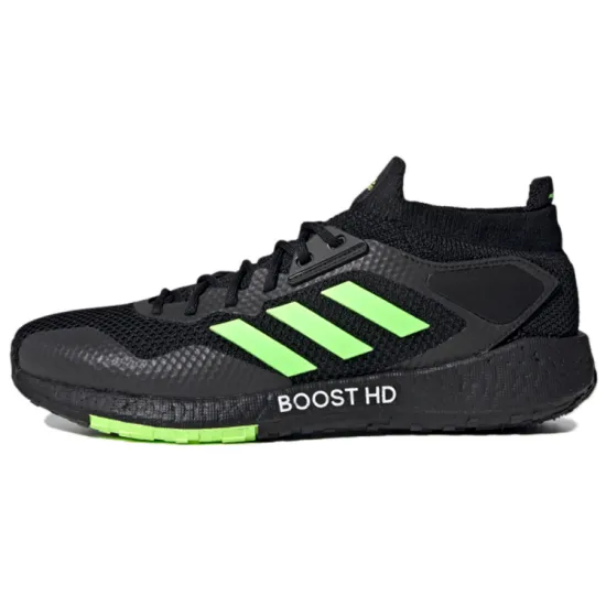 Adidas PulseBOOST Running Shoes Men Low-top Black/Green