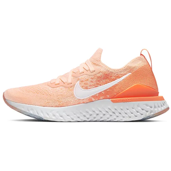 Nike Epic React Flyknit 2 Running Shoes Women's Low-top White/orange