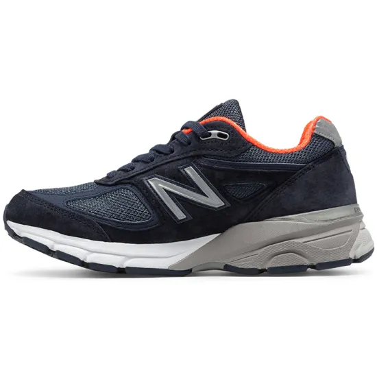 New Balance NB 990 V4 Running Shoes Women's Low-top Navy Blue