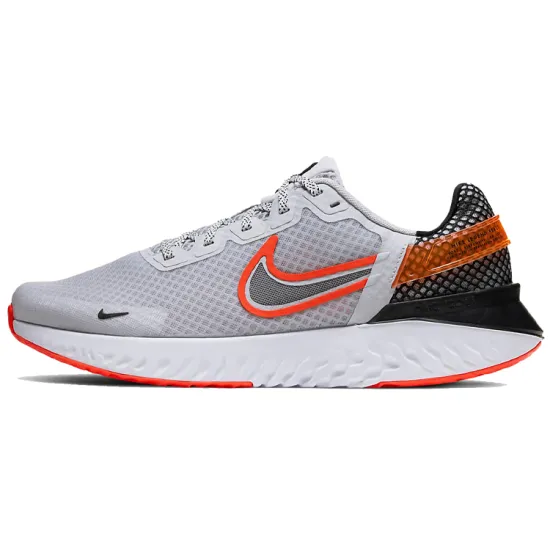 Nike Legend React 3 Running Shoes Men Low-top Gray/Black/Orange
