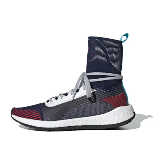 Adidas PulseBOOST Running Shoes Women's High-top Gray/Red