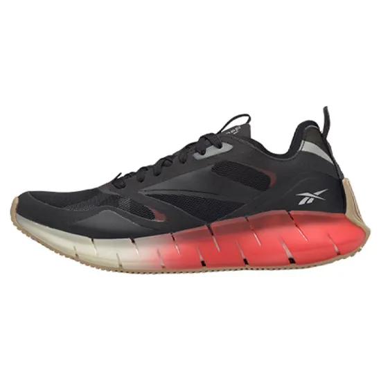 Reebok Zig Kinetica Horizon Black Maroon Women's