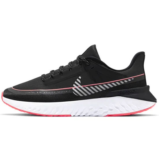 Nike Legend React 2 Shield Black Metallic Silver