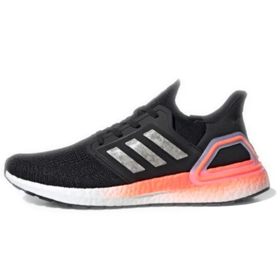 Adidas Ultra Boost 20 Core Black Signal Coral