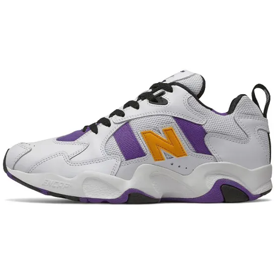 New Balance NB 650 Running Shoes Unisex Low-top White/purple/yellow