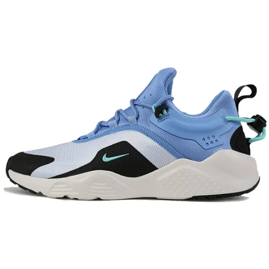 Nike Air Huarache City Move Running Shoes Women's Low-top Blue/Black
