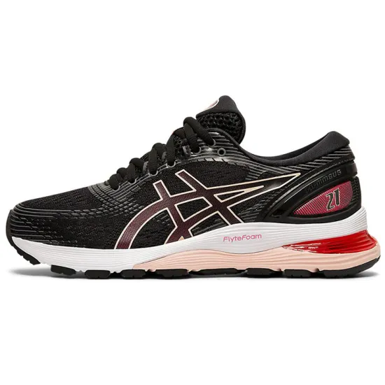 Asics Women's Gel Nimbus 21 'Black Laser Pink'