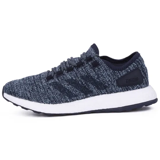 Adidas Pureboost Running Shoes Unisex Low-top Blue/Gray/White