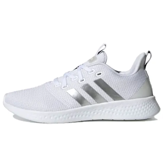 Adidas Neo Puremotion White Silver Metallic Women's