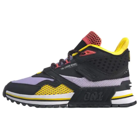 LINING 001 Casual Shoes Women's Mid-Top Yellow Purple