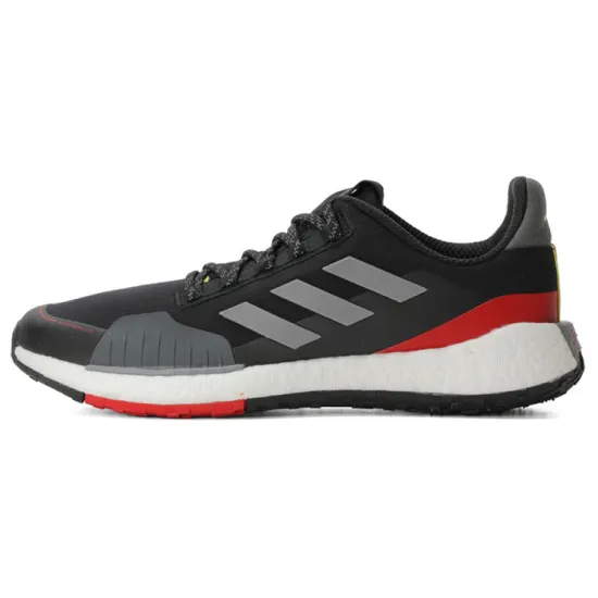 Adidas PulseBOOST Running Shoes Men Low-top Black/gray/red